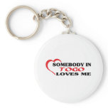 Somebody in Togo Loves Me Key Chain