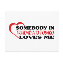 Somebody in Trinidad and Tobago Loves Me postcards