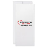 Somebody in Utah Loves Me shirts Full Color Rack Card
