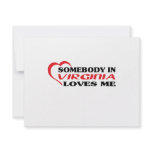 Somebody in Virginia Loves Me shirts Personalized Invitation