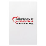 Somebody in Virginia Loves Me shirts Stationery