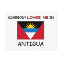 Somebody Loves Me In ANTIGUA postcards