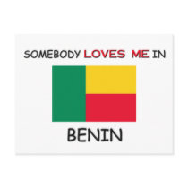 Somebody Loves Me In BENIN postcards