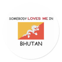 Somebody Loves Me In BHUTAN stickers