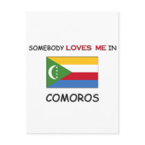 Somebody Loves Me In COMOROS postcards