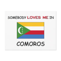 Somebody Loves Me In COMOROS postcards