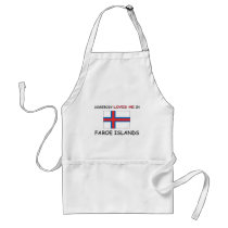 Somebody Loves Me In FAROE ISLANDS aprons by flagshirt Somebody Loves Me In FAROE ISLANDS aprons