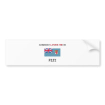 Somebody Loves Me In FIJI bumper stickers by flagshirt Somebody Loves Me In FIJI bumper stickers