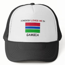 Somebody Loves Me In GAMBIA hats by flagshirt Somebody Loves Me In GAMBIA hats