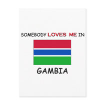 Somebody Loves Me In GAMBIA postcards