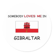 Somebody Loves Me In GIBRALTAR stickers