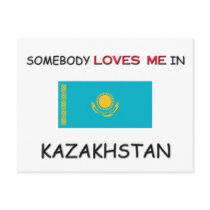 Somebody Loves Me In KAZAKHSTAN postcards