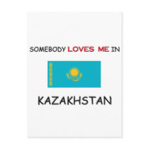 Somebody Loves Me In KAZAKHSTAN postcards