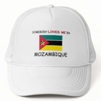 Somebody Loves Me In MOZAMBIQUE hats by flagshirt Somebody Loves Me In MOZAMBIQUE hats
