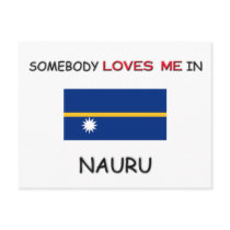 Somebody Loves Me In NAURU postcards