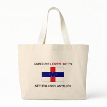 Somebody Loves Me In NETHERLANDS ANTILLES bags by flagshirt Somebody Loves Me In NETHERLANDS ANTILLES bags