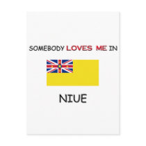 Somebody Loves Me In NIUE postcards