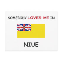 Somebody Loves Me In NIUE postcards
