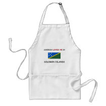 Somebody Loves Me In SOLOMON ISLANDS aprons by flagshirt Somebody Loves Me In SOLOMON ISLANDS aprons