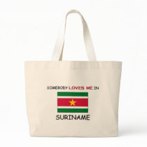 Somebody Loves Me In SURINAME bags by flagshirt Somebody Loves Me In SURINAME bags