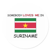 Somebody Loves Me In SURINAME stickers
