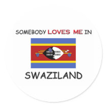 Somebody Loves Me In SWAZILAND stickers