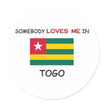 Somebody Loves Me In TOGO stickers