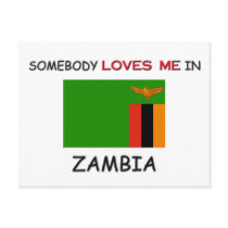 Somebody Loves Me In ZAMBIA postcards by flagshirt Somebody Loves Me In ZAMBIA postcards