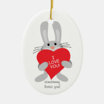 somebunny loves you Christmas Ornament
