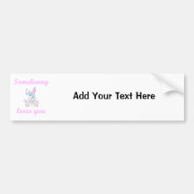 Somebunny Loves You (girl bunny) Bumper Sticker