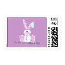 Somebunny needs a hug postage