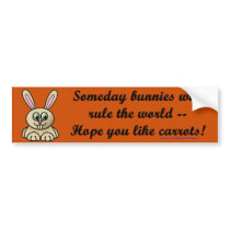 Someday Bunnies bumper stickers by bumper2bumper Someday Bunnies bumper stickers