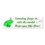 Someday Frogs Bumper Sticker