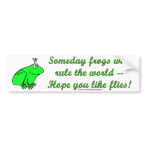 Someday Frogs bumper stickers by bumper2bumper Someday Frogs bumper stickers