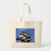 SOMEDAY MY SHIP WILL COME IN 10/11/12 CANVAS BAGS