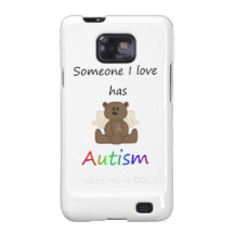 Someone I love has autism (boy bear) Samsung Galaxy Cover