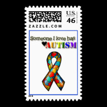 Someone I Love Has Autism postage