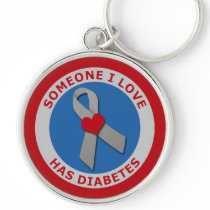 Someone I Love Has Diabetes Key Chains