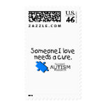 Someone I Love Needs A Cure (Autism) Postage