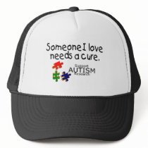 Someone I Love (Puzzle Pieces) Mesh Hats