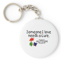 Someone I Love (Puzzle Pieces) Keychain