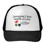 Someone I Love (Puzzle Pieces) Mesh Hats