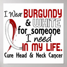 Someone I Need Head Neck Cancer Posters
