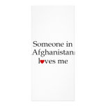 Someone in Afghanistan Loves Me Custom Rack Card