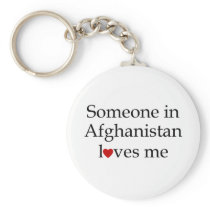 Someone in Afghanistan Loves Me Keychains