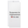 Someone in Afghanistan Loves Me Custom Rack Card