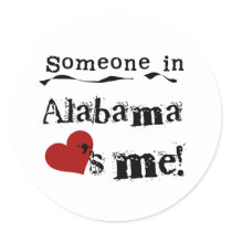 Someone In Alabama Loves Me Sticker