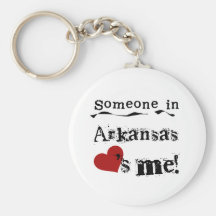Someone In Arkansas Loves Me Key Chain