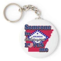 Someone in Arkansas loves me Keychains