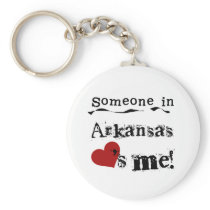 Someone In Arkansas Loves Me Key Chain